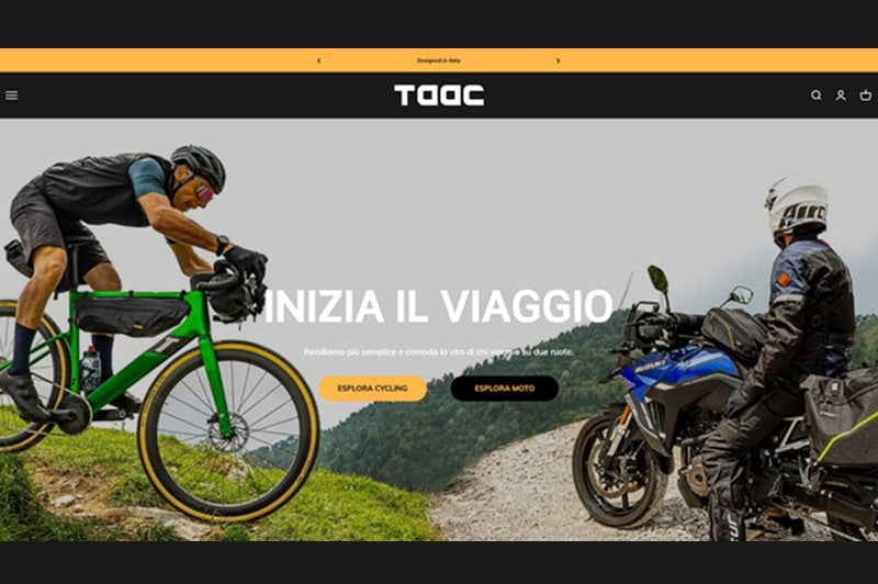 NUOVO ECOMMERCE TAACSPORT.COM.