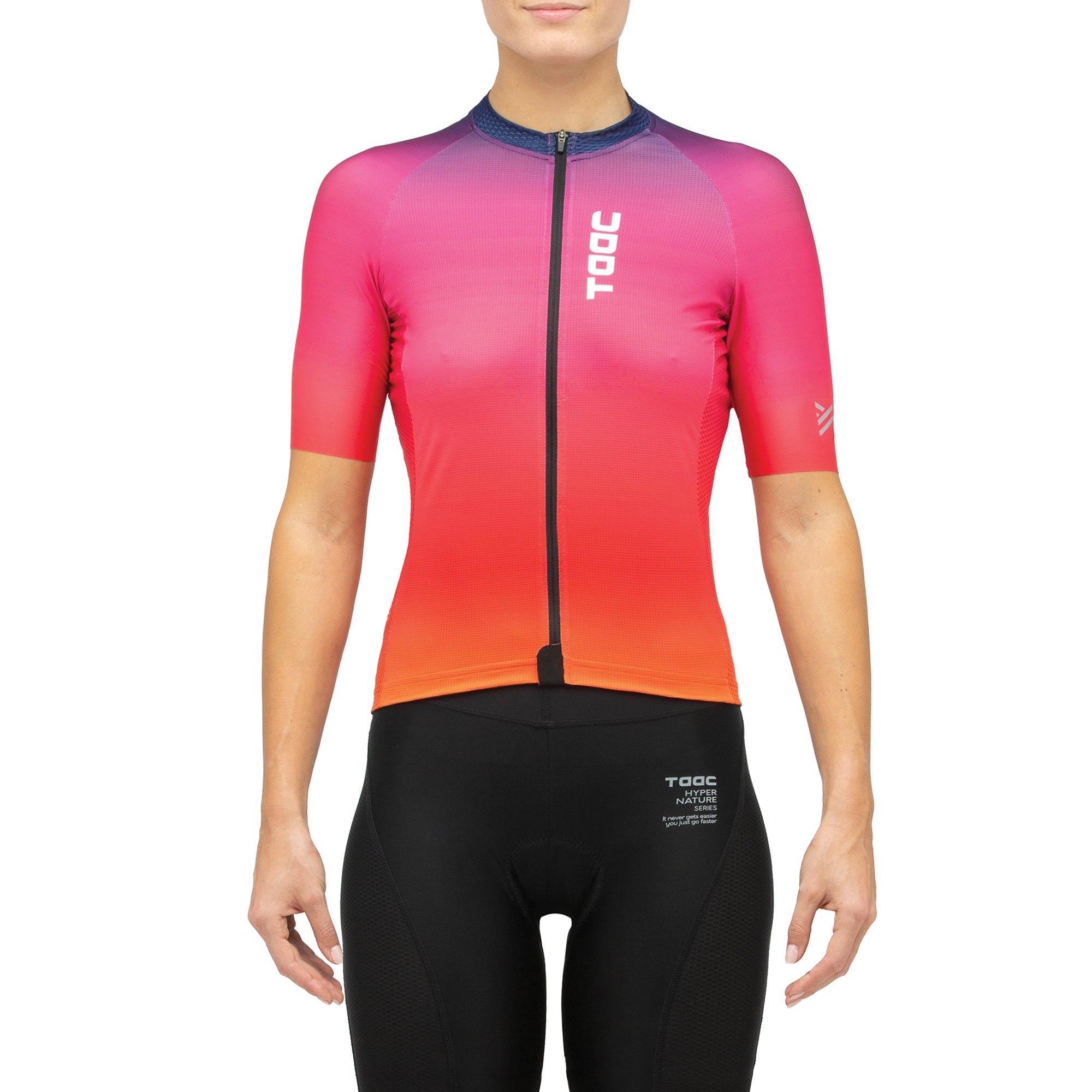 Maglia tecnica Donna da bici, manica corta, slim fit TAAC